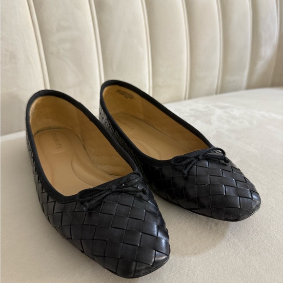 Talbots Size 8.5 Black Woven Loafers - Picture 2 of 9